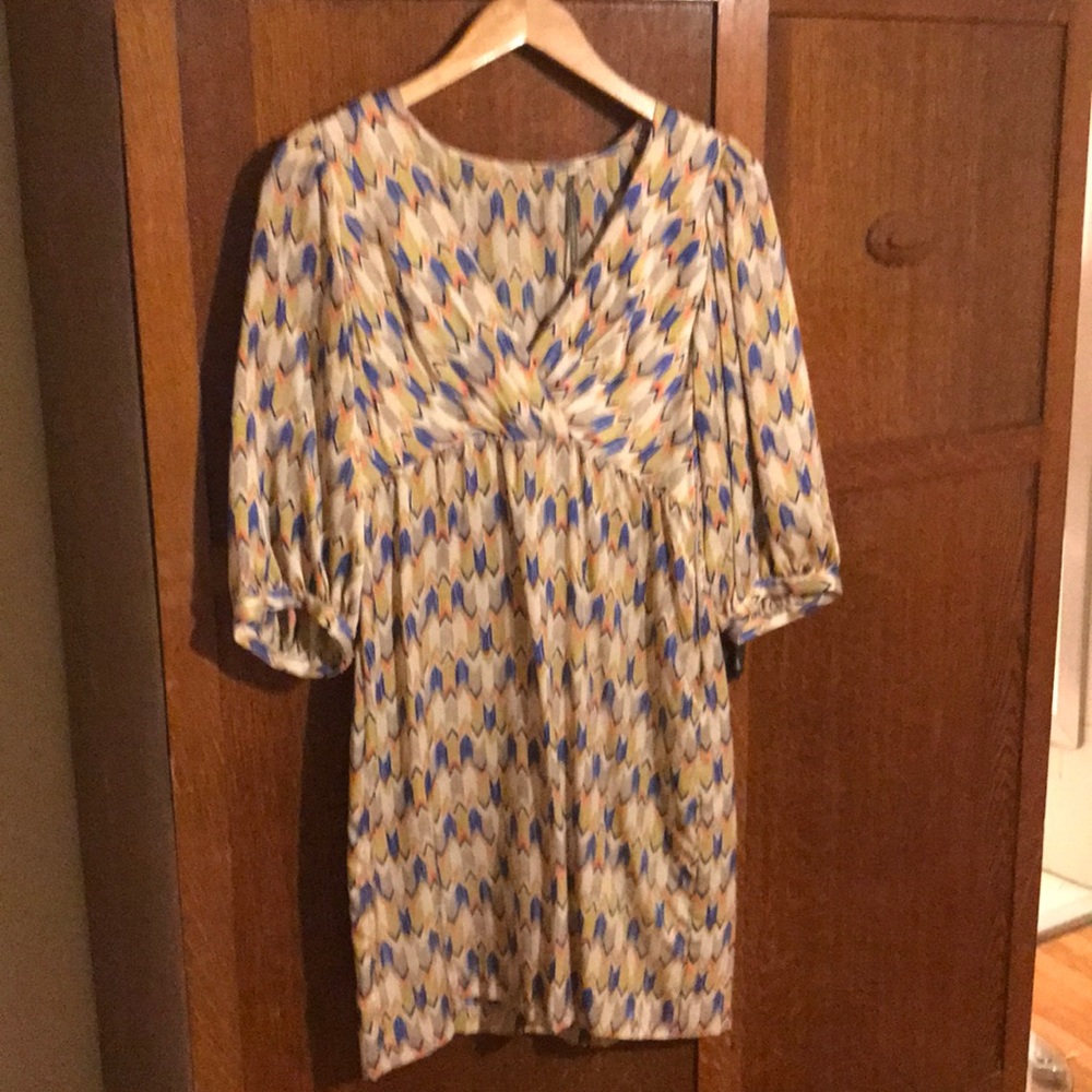 Twelfth Street by Cynthia Vincent silk print dress